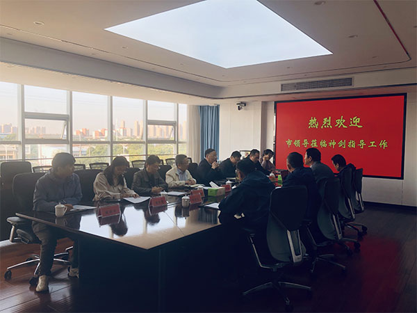 芜湖市政协副主席袁发林一行莅临公司调研